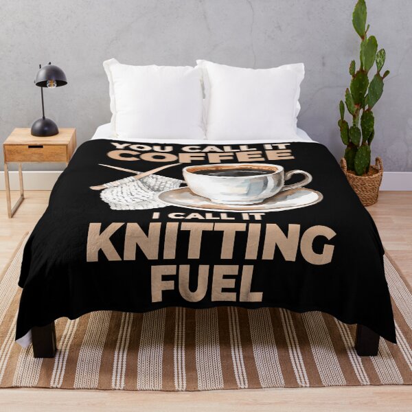 Item preview, You Call It Coffee I Call It Knitting Fuel Knitters Funny designed and sold by TerryAnnie.