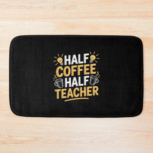 Item preview, Half coffee half teacher designed and sold by MythWoot.