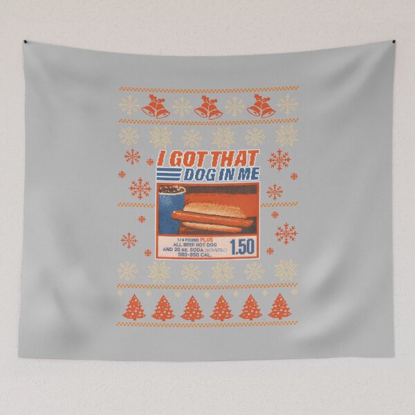 Item preview, I Got That Dog In Me Funny Hotdog Christmas Ugly Sweater designed and sold by mjohnson9.