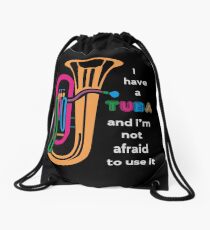 Tuba Drawstring Bag