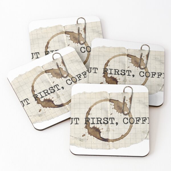 Item preview, Coffee Stains & Thoughts designed and sold by Strip to Stick.