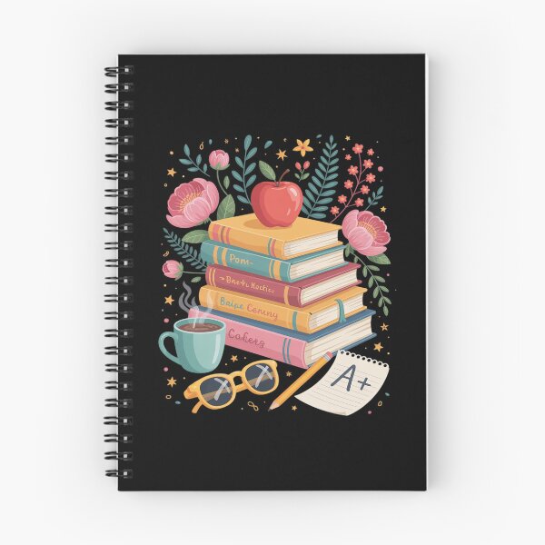 Item preview, Boho Floral Teacher Books Coffee School Appreciation designed and sold by PowAcademy.