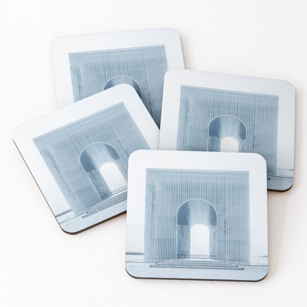 Item preview, Frozen Architecture – Modern Winter Structure designed and sold by magicchristmas.