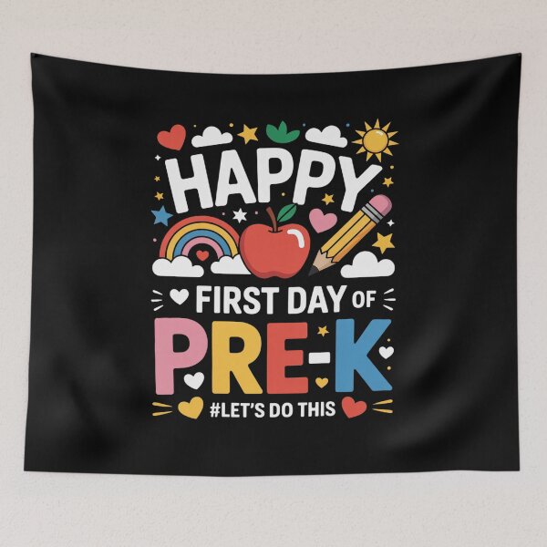 Item preview, Happy First Day Of Pre-K Pencil Teacher Kids Back To School designed and sold by FortuneFull.