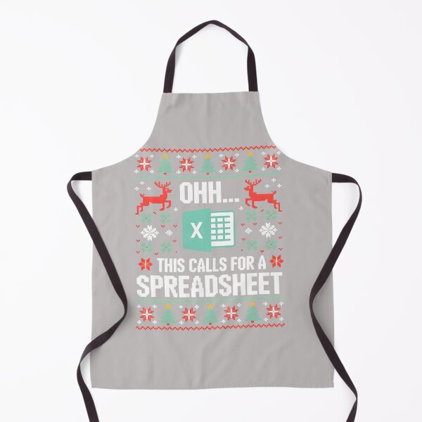 Aperçu de l'œuvre Oh, il me faut un tableur pour créer un pull de Noël moche avec Excel ! créée et vendue par KristineLi.