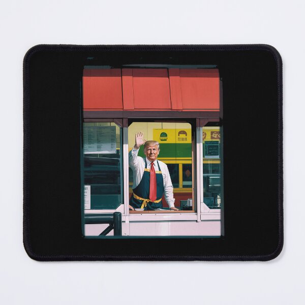 Item preview, Hi Get Your Burger Donald Trump cooks fries worker designed and sold by GamtosMintys.