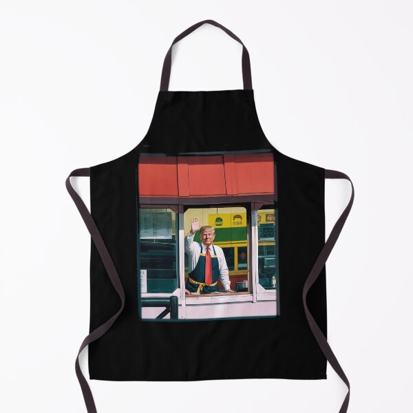 Item preview, Hi Get Your Burger Donald Trump cooks fries worker designed and sold by GamtosMintys.