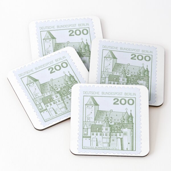 Item preview, Vintage East German Green 200 Mark Postage Stamp designed and sold by red-amber65.