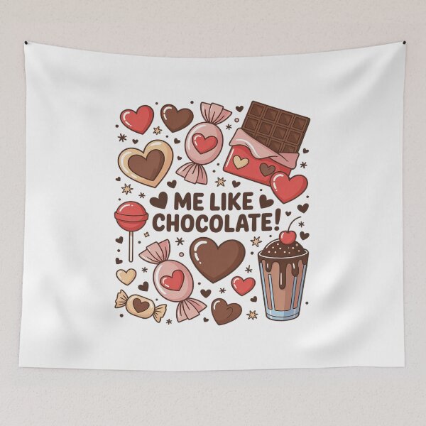 Item preview, I love Chocolate and Chocolate loves me Chocolate Lover designed and sold by SIGORDESIGN.
