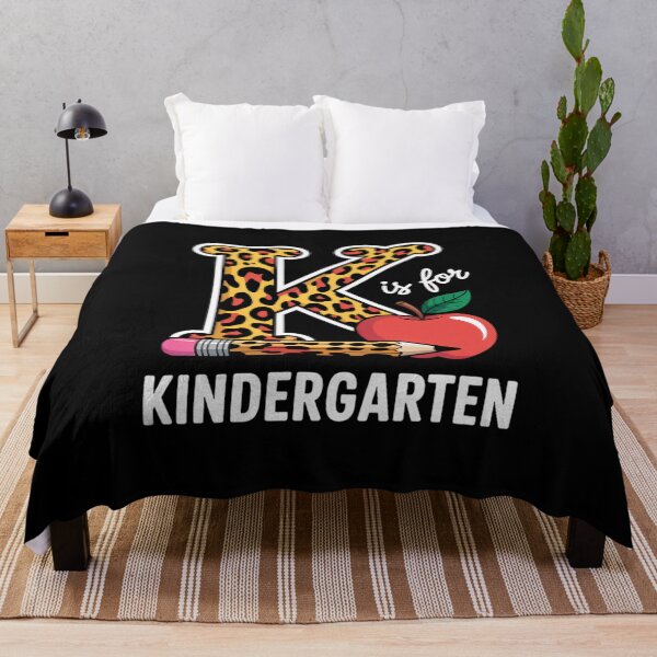 Item preview, K Is For Kindergarten Teacher Leopard Back To School Kinder designed and sold by FortuneFull.