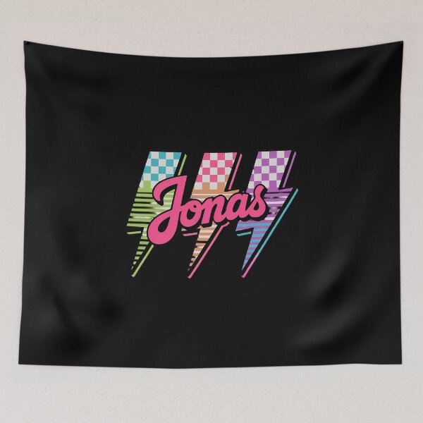 Item preview, Jonas Lightning Bolt Checkered I Love Jonas 80's  designed and sold by LKappa3Faber.