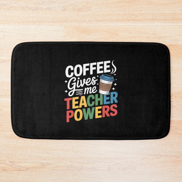 Item preview, Coffee Gives Me Teacher Powers 1  designed and sold by PowAcademy.