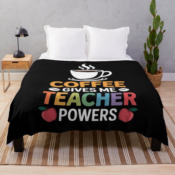 Item preview, Coffee Gives Me Teacher Powers 3 designed and sold by MythWoot.