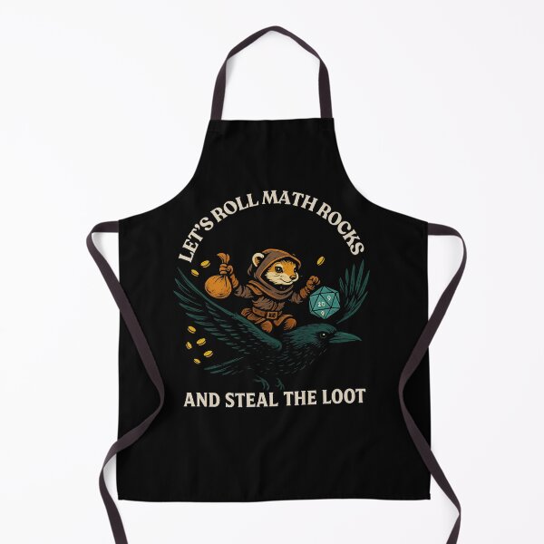 Item preview, Let’s Roll Math Rocks and Steal The Loot Rogue Crow Art Meme designed and sold by love3617.