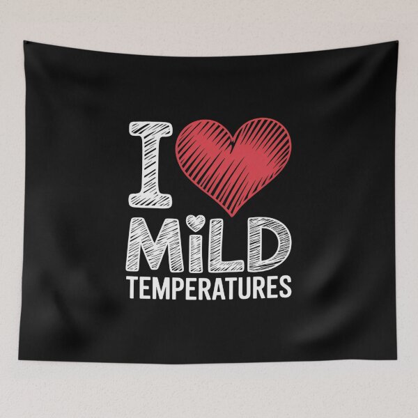 Item preview, I Heart Mild Temperatures  designed and sold by ReadySide.