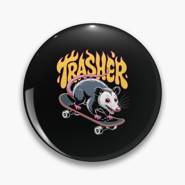 Item preview, Opossum Skateboard Trasher Funny Possum Skater Men Boys Kids  designed and sold by HollyBellArtSte.