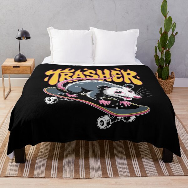 Item preview, Opossum Skateboard Trasher Funny Possum Skater Men Boys Kids designed and sold by HollyBellArtSte.