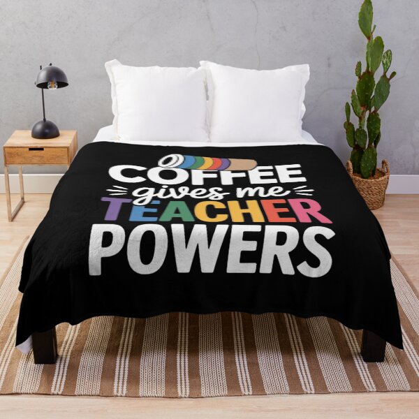 Item preview, Coffee Gives Me Teacher Powers School Caffeinated Educator designed and sold by PowAcademy.