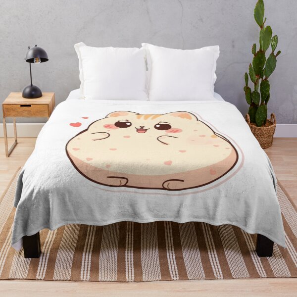 Item preview, Kawaii Chubby Cream Cat – Cute Pastel Mochi Animal Sticker designed and sold by Pigmentra.