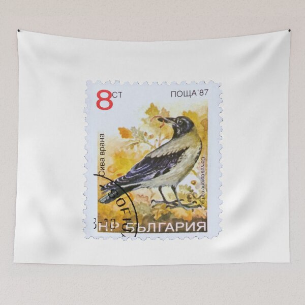 Item preview, Vintage Bird 87 Postage Stamp designed and sold by red-amber65.