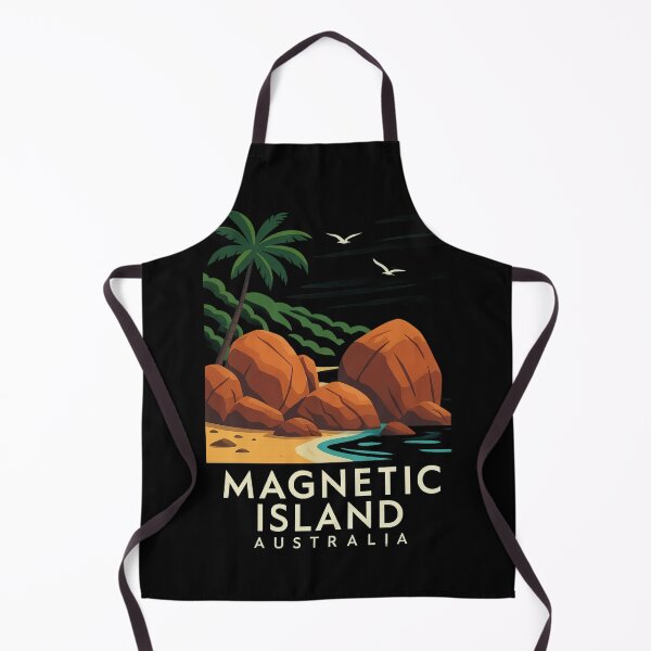 Item preview, Magnetic Island Queensland Coastal View with Red Rocks designed and sold by Aryabek.