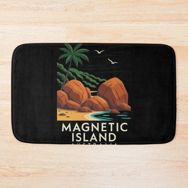 Item preview, Magnetic Island Queensland Coastal View with Red Rocks designed and sold by Aryabek.