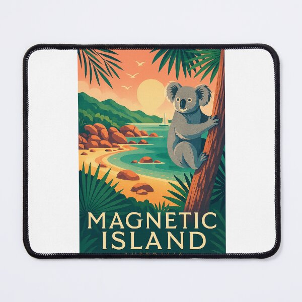 Item preview, Magnetic Island Koala and Sunset Coastline View designed and sold by Aryabek.