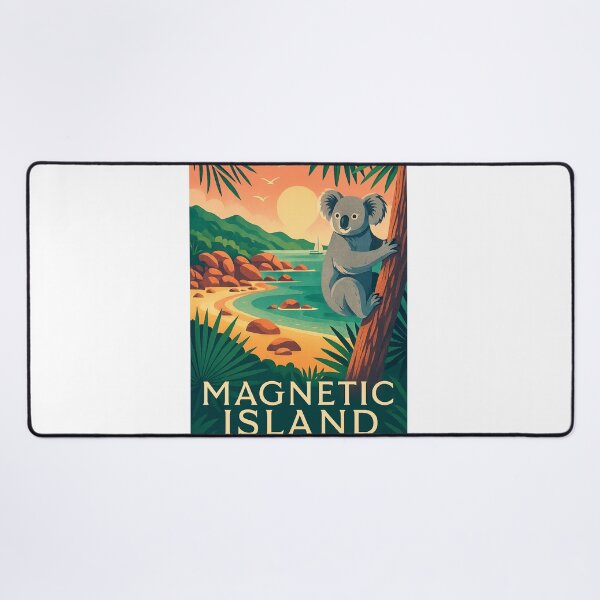 Item preview, Magnetic Island Koala and Sunset Coastline View designed and sold by Aryabek.
