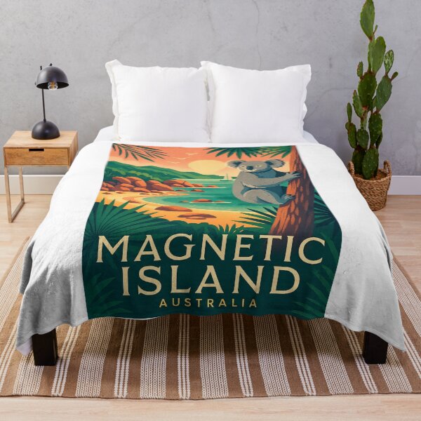 Item preview, Magnetic Island Koala and Sunset Coastline View designed and sold by Aryabek.