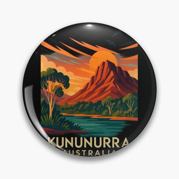 Item preview, Kununurra Australia Sunset with Rocky Escarpment designed and sold by Aryabek.