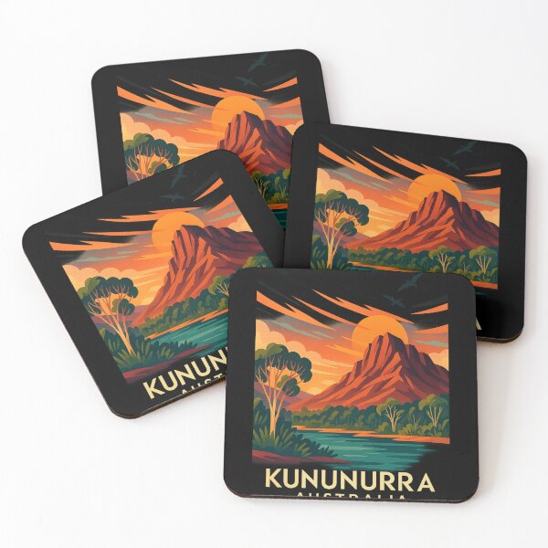 Item preview, Kununurra Australia Sunset with Rocky Escarpment designed and sold by Aryabek.