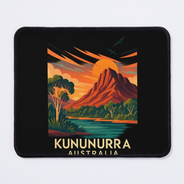 Item preview, Kununurra Australia Sunset with Rocky Escarpment designed and sold by Aryabek.