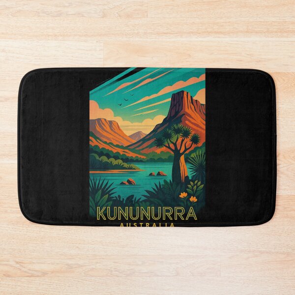 Item preview, Kununurra Lake View with Boab and Escarpment Landscape designed and sold by Aryabek.