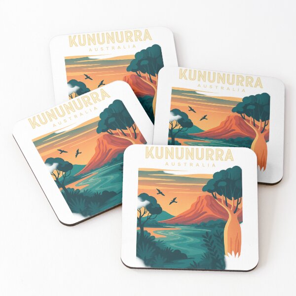 Item preview, River Bend at Sunset in Kununurra Kimberley Region designed and sold by Aryabek.