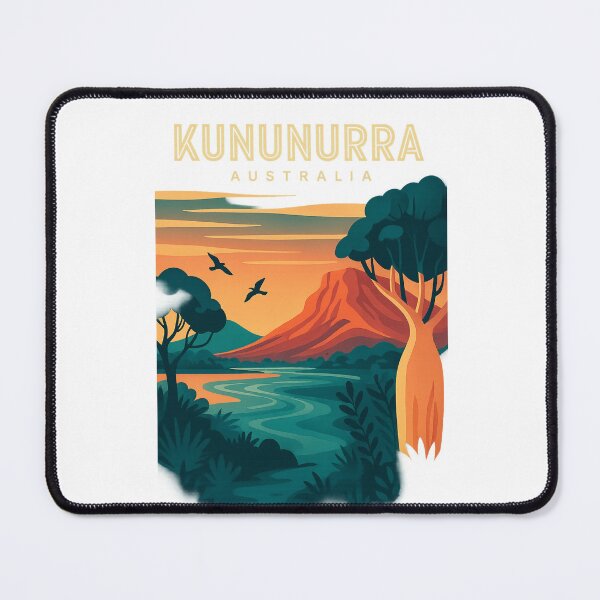 Item preview, River Bend at Sunset in Kununurra Kimberley Region designed and sold by Aryabek.