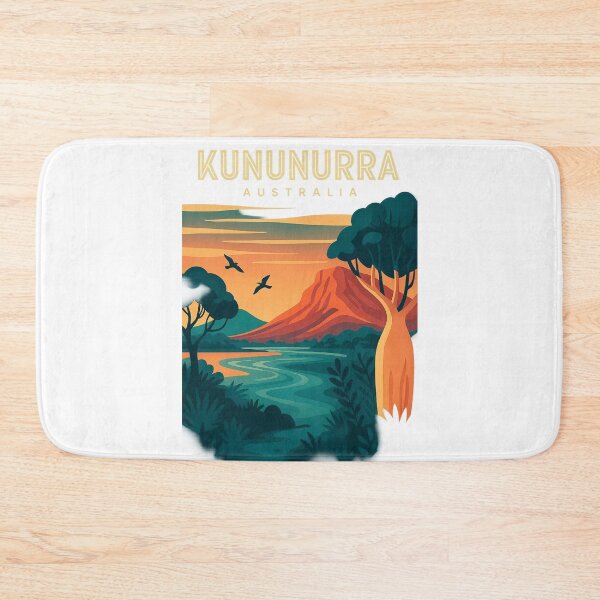 Item preview, River Bend at Sunset in Kununurra Kimberley Region designed and sold by Aryabek.