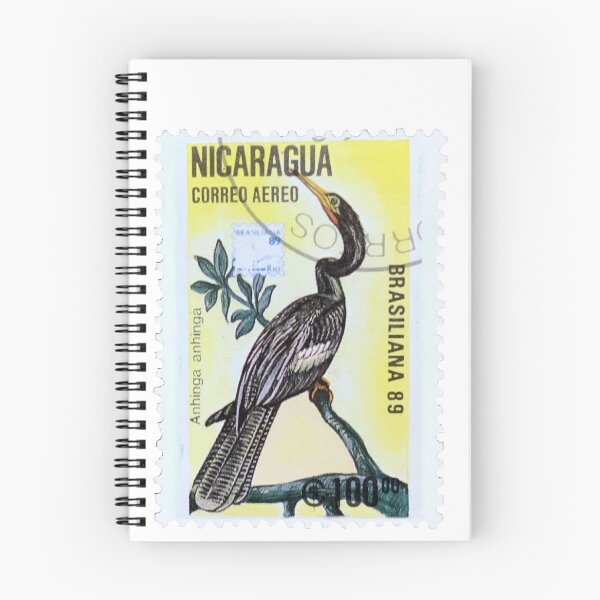 Item preview, Vintage Nicaragua Cormorant Postage Stamp designed and sold by red-amber65.