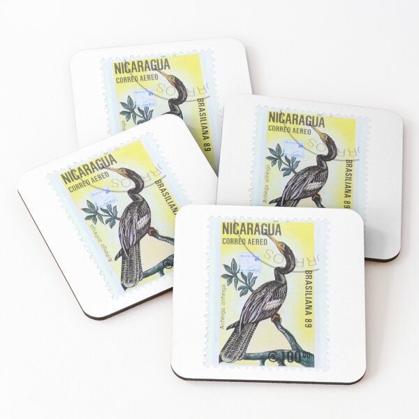 Item preview, Vintage Nicaragua Cormorant Postage Stamp designed and sold by red-amber65.