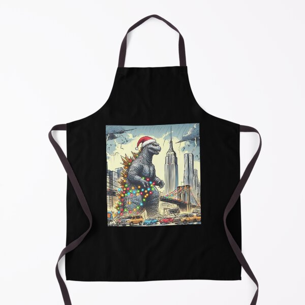 Item preview, Retro Godzilla Christmas City Walk designed and sold by Tiar-Kin.