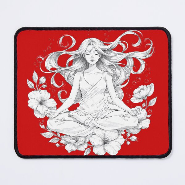 Item preview, Unisex Underwater Serenity Line Art Woman – Transparent Charcoal Pencil Sketch Design designed and sold by Zippy Creation.