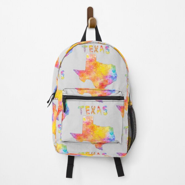 Item preview, Vibrant Texas Watercolor Splash Art - State Map Design designed and sold by mashmosh.