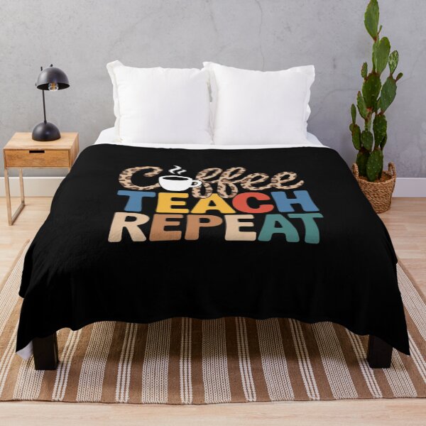 Item preview, Coffee Teach Repeat Leopard Print Back to School Teachers designed and sold by MythWoot.