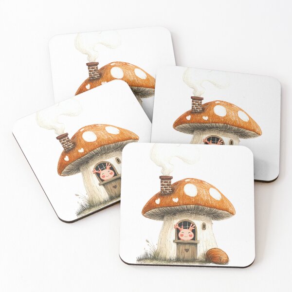 Item preview, Cozy Mushroom Cottage & Cheerful Snail designed and sold by DanielY01.