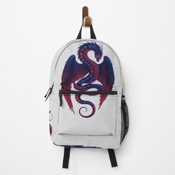 Item preview, Nightborn Seraph Serpent:Ominous Celestial Serpent with Feathered Wings and Arcane Sigils  designed and sold by SebastianSpace.