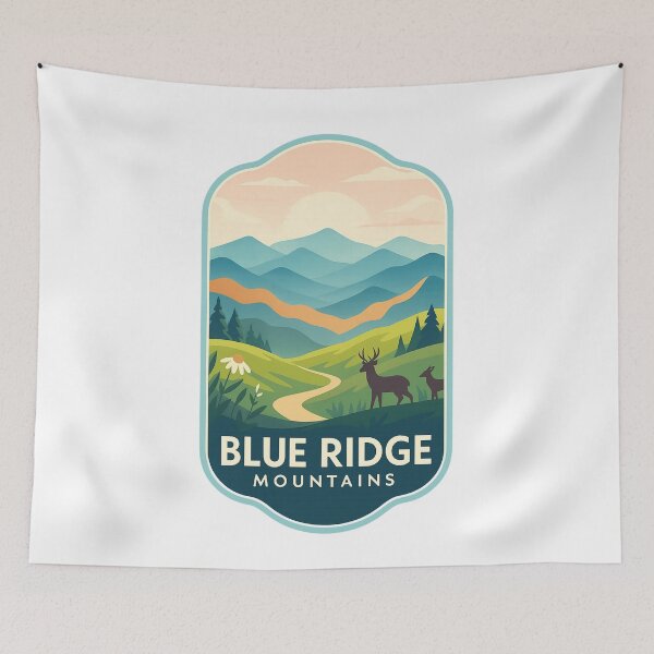 Item preview,  Wildlife Sunrise in Blue Ridge Mountains, Appalachia designed and sold by Aryabek.