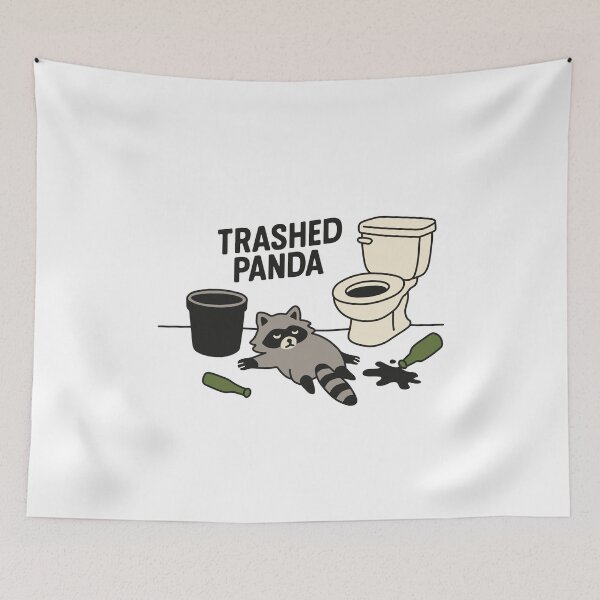 Item preview, Trashed Panda designed and sold by NQArtist.