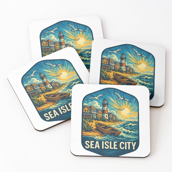 Item preview,  Lighthouse Coastline, Sea Isle City, New Jersey designed and sold by Aryabek.