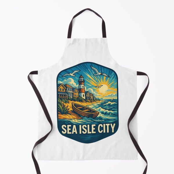 Item preview, Lighthouse Coastline, Sea Isle City, New Jersey designed and sold by Aryabek.