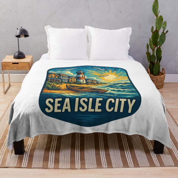 Item preview, Lighthouse Coastline, Sea Isle City, New Jersey designed and sold by Aryabek.