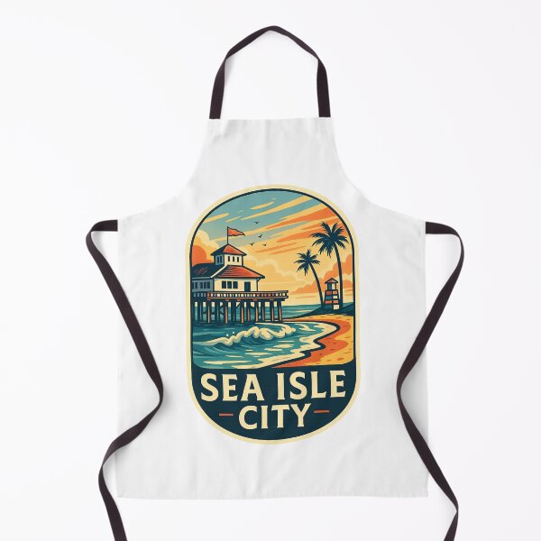 Item preview, Sunset Pier at Sea Isle City, Jersey Shore designed and sold by Aryabek.